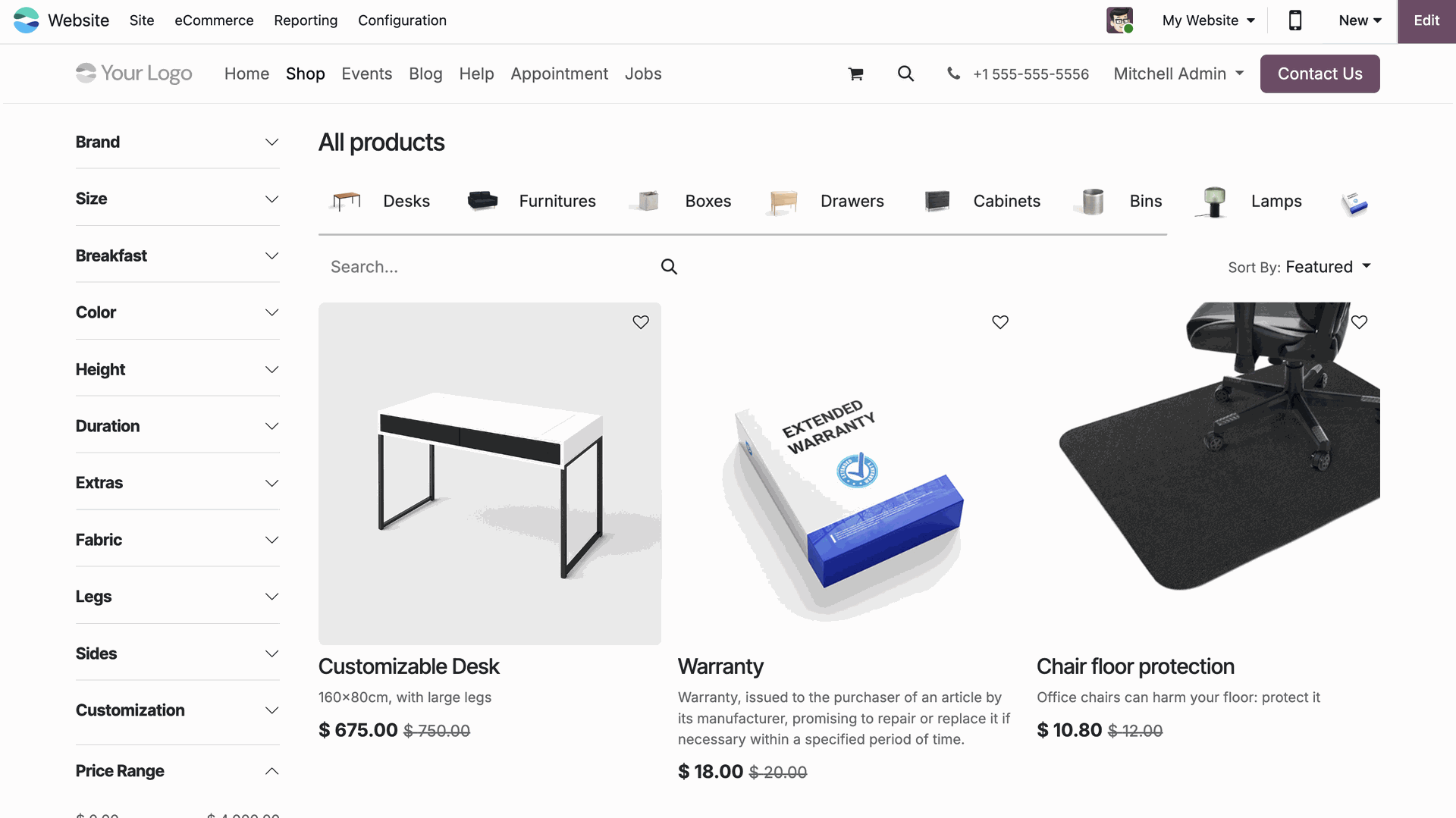 Fitur ERP Ecommerce